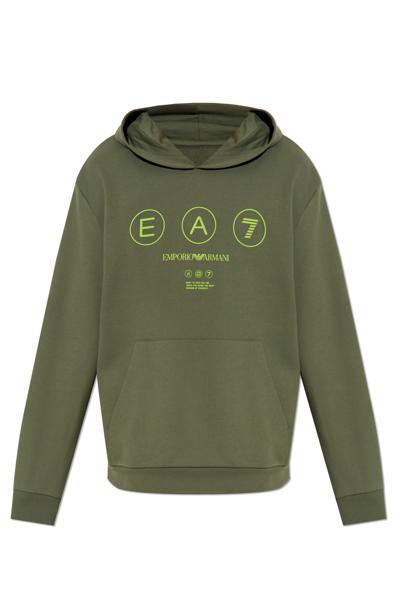 Green Hoodie EA7 Emporio Armani - Vitkac AS